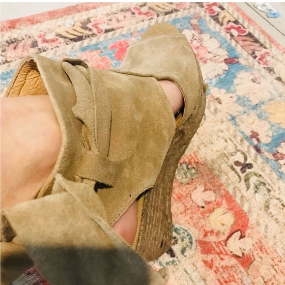 Kanna Tan/Brown Suede Espadrille
Platform Wedges - Picture 7 of 8